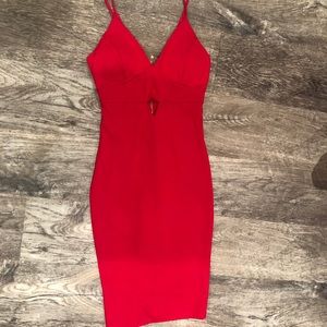 Red sexy dress